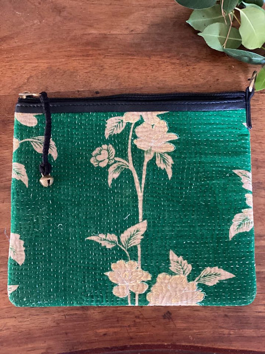 pochette kantha bi color