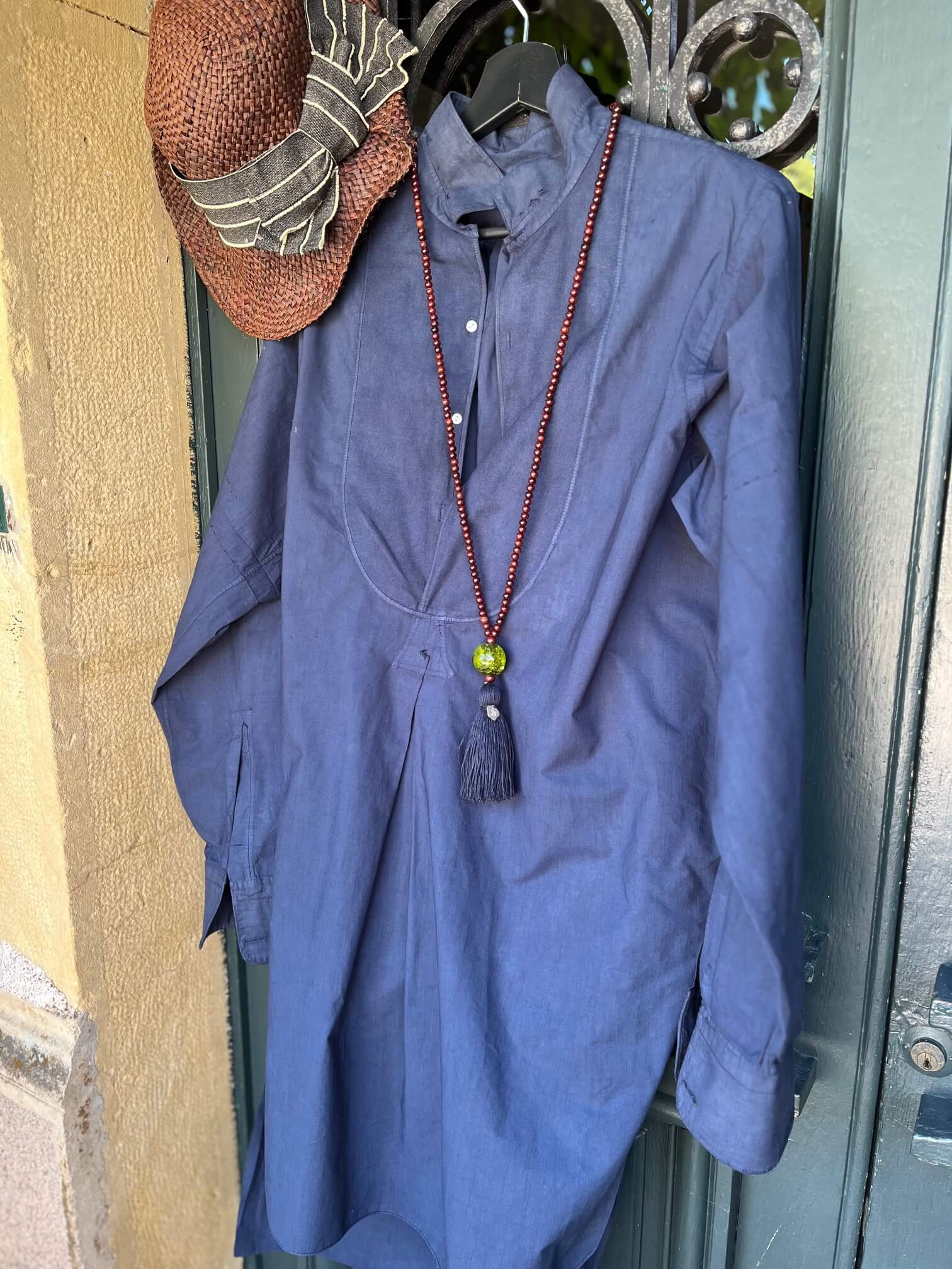 Vêtement éthique et durable, pièce unique en coton ancien
